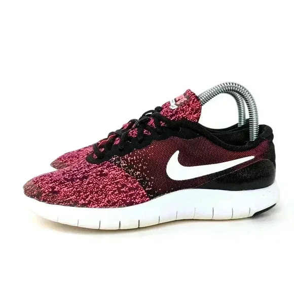 Nike Flex Contact GS - Pink Oreo Running Shoes - 7.5 - Picture 6 of 9